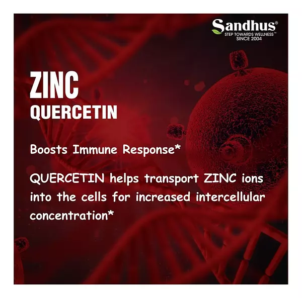 Salud y Equipamiento Médico - Vitamina Zinc + Quercetina Vegetariana 3