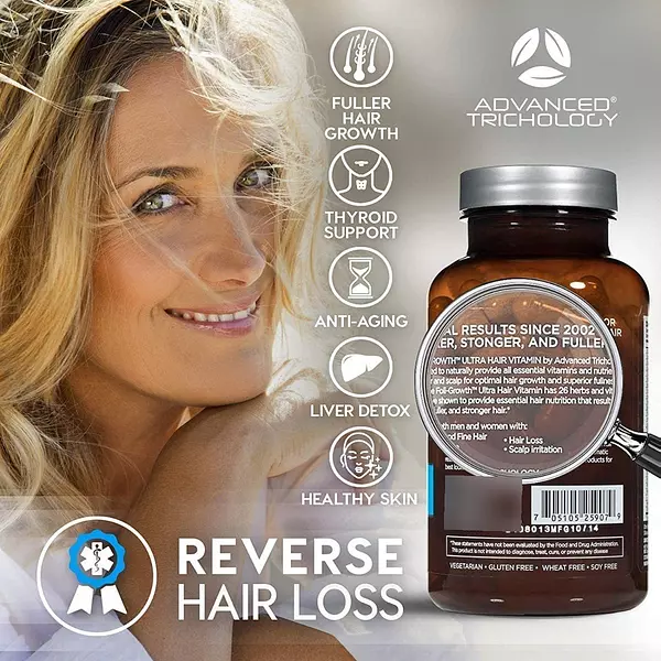 Salud y Equipamiento Médico - Vitamina Crecimiento Perdida De Cabello Foligrowth 90 Cap 5