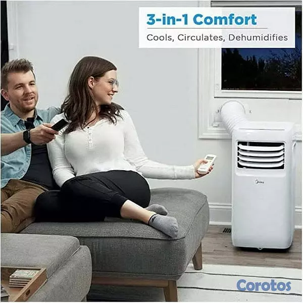 aires acondicionados y abanicos - Aire acondicionado portable 3 en 1, Ventilador hum 2