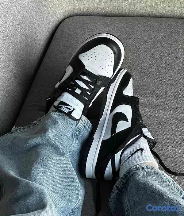 zapatos unisex - Tenis Teni Nike Dunk Low Retro Panda Black White Original Originales Sneaker 🐼 2