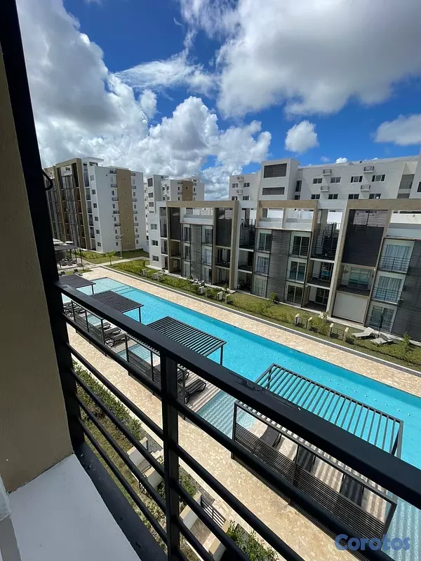 apartamentos - Se renta apart de 1 hab. con vista piscina y  línea blanca en Bávaro punta cana  2