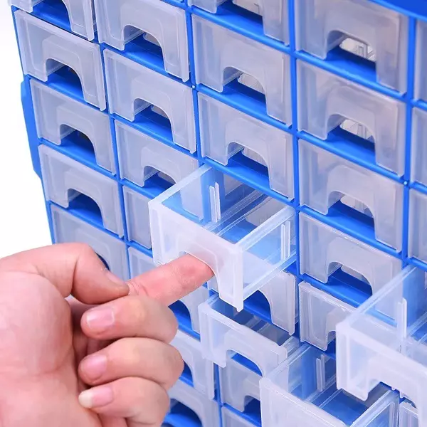 herramientas, jardines y exterior - Organizador Caja Objetos pequeños 64 compartimientos multifuncional herramientas 4