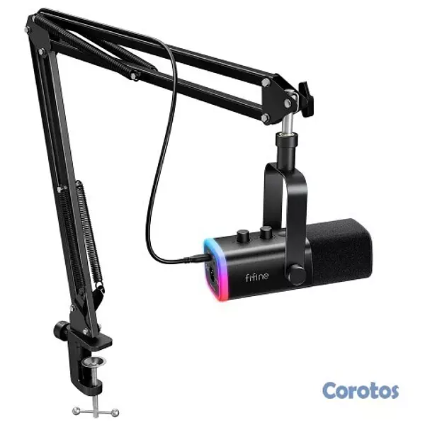 camaras y audio - Micrófono Fifine Ampligame  XLR/USB AM8t 2