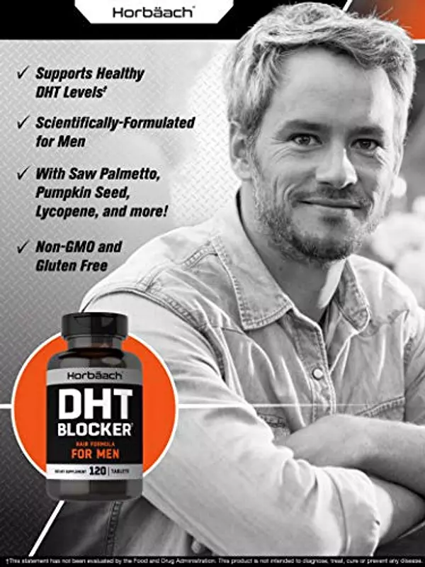 Salud y Equipamiento Médico - Bloqueador De Dht 120tab Suplemento Para Hombres Horbaach 2