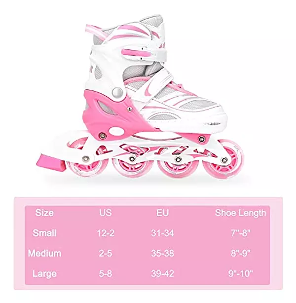 Salud y Equipamiento Médico - Patin En Linea Ajustable Jeefree Para Niños ?bolsa De Almac 5