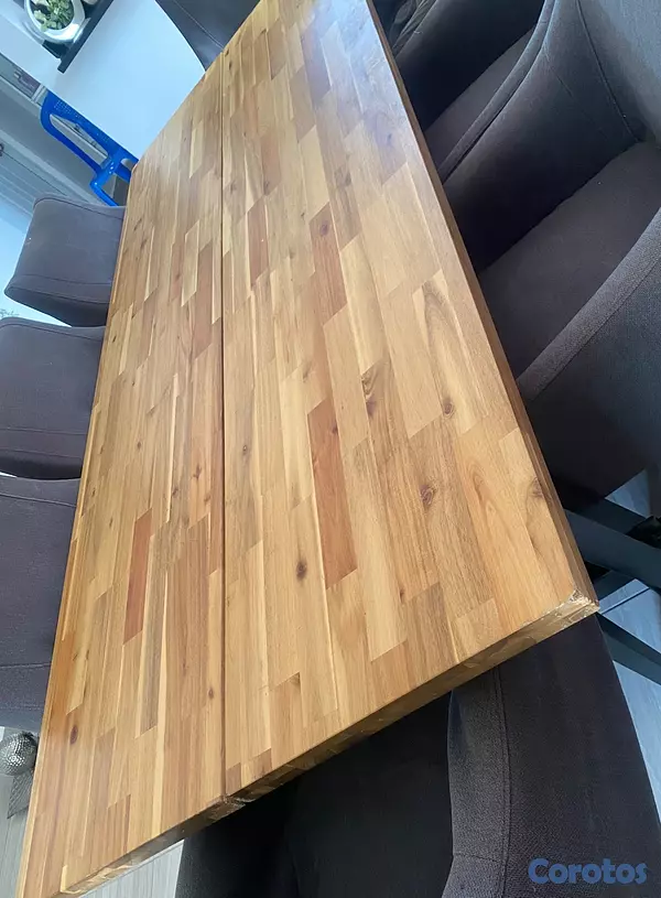muebles y colchones - MESA DE COMEDOR MODERNA 8 SILLAS 13