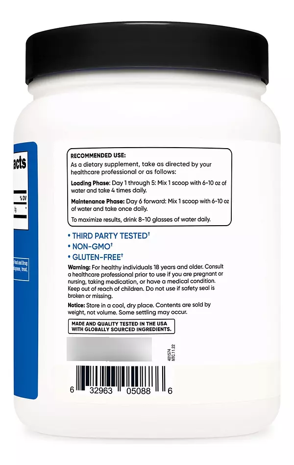 Salud y Equipamiento Médico - Creatina Monohidratada 500g Nutricost 3