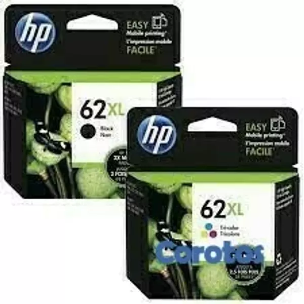 impresoras y scanners - CARTUCHO HP 62XL ALTO RENDIMIENTO NEGRO Y DE COLOR TOTALMENTE ORIGINA 1