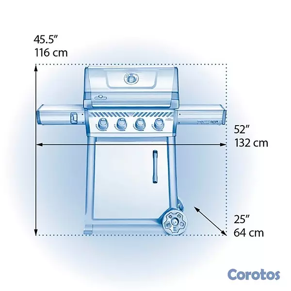 electrodomesticos - BBQ GAS MARCA NAPOLEON COMO NUEVO  4