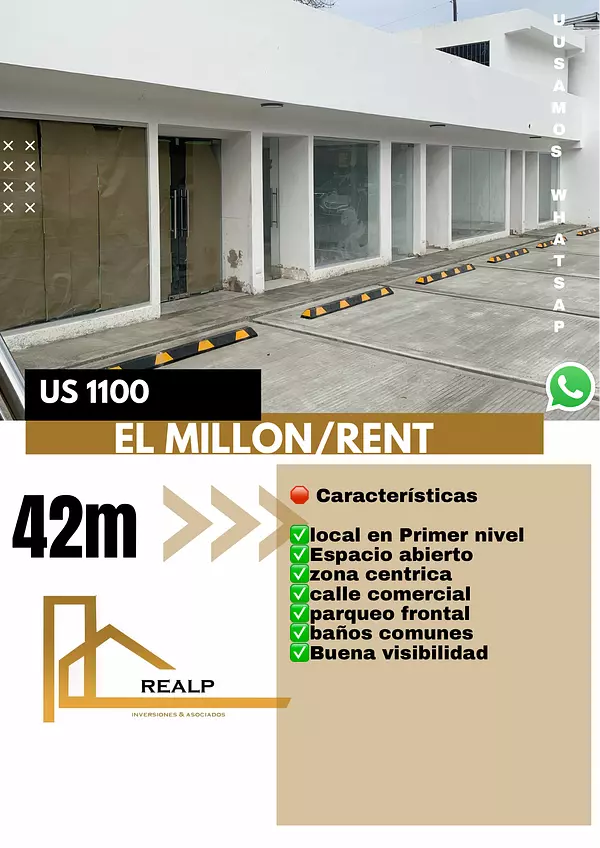 oficinas y locales comerciales - Alquiler local en el Millon  1