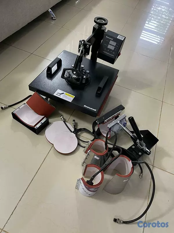 equipos profesionales - Plancha de sublimacion 8 en 1 4