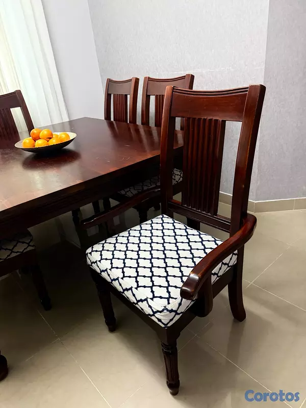 muebles y colchones - Comedor Caoba  2