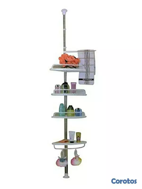 decoración y accesorios - Estante organizador tipo esquinero para baño 1