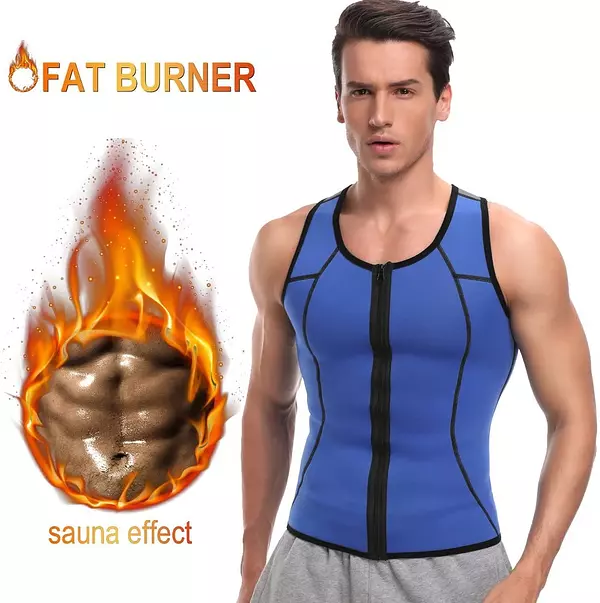 Artículos Deportivos - Faja de caballero Ultra neopreno para sudar reversible  chaleco cintura gym 4