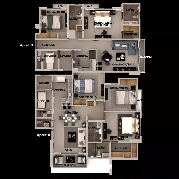 apartamentos - Proyecto de apartamento Residencial Benítez III 
Apartos desde 98mts US$ 239,00 1