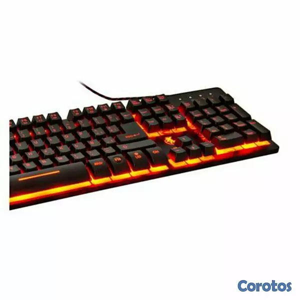 computadoras y laptops - TECLADO GAMER XTECH XTK-520S, USB, ESPAÑOL, MULTIMEDIA, LUZ DE FONDO 3 COLORES 1