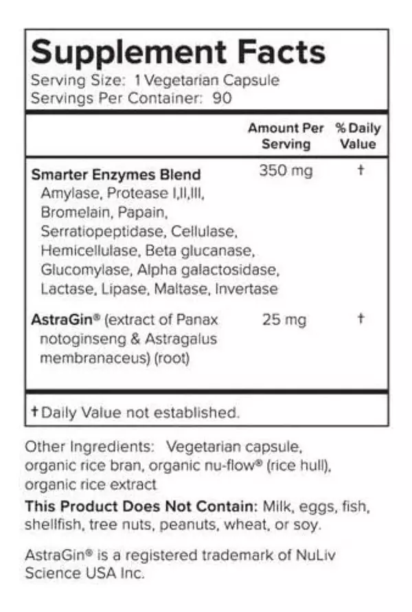 Salud y Equipamiento Médico - Enzimas Digestivas Smarternutri 2