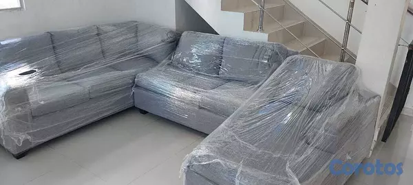muebles y colchones - Sofá modular moderno en excelente estado – ¡Como n 3