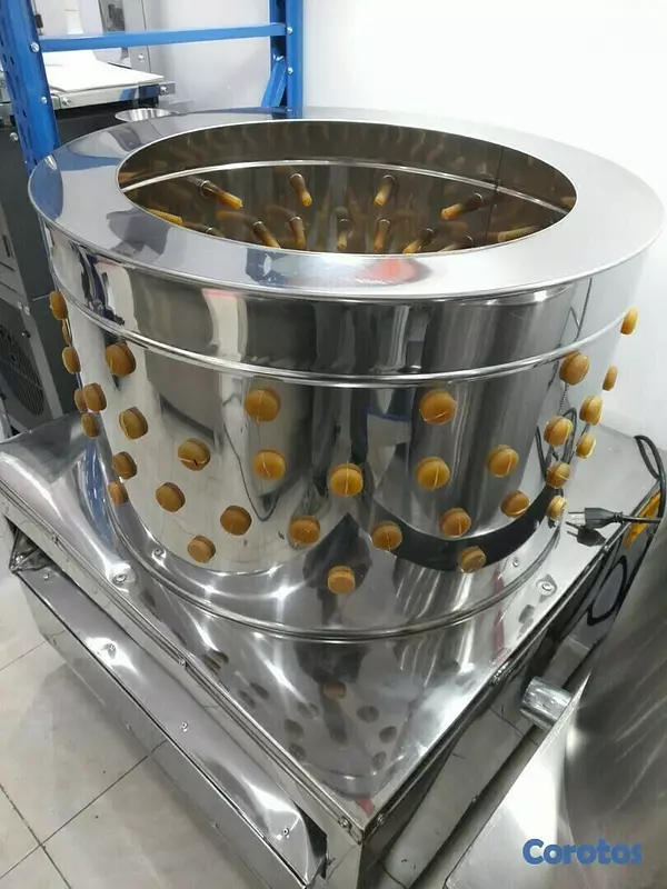 equipos profesionales - Maquina industrial peladora de ave pollo pato ganso y conejo pelador desplumador 7