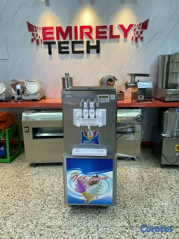 equipos profesionales - Maquina de helados Soft Maquina de hacer helados de conos, varquillas 7