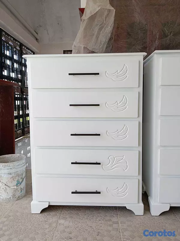 muebles y colchones - Mueble para organizar ropa en madera 3