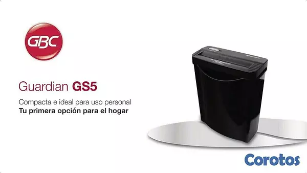 impresoras y scanners - TRICTURADORA GBC GS5, TRITURA 5 HOJAS A LA VEZ	 3