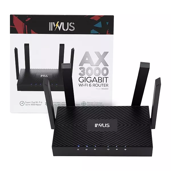 otros electronicos - Router de 4 antenas ws1500