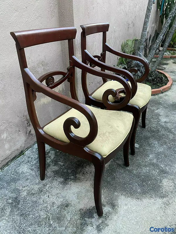 muebles y colchones - Butacas en Caoba 3
