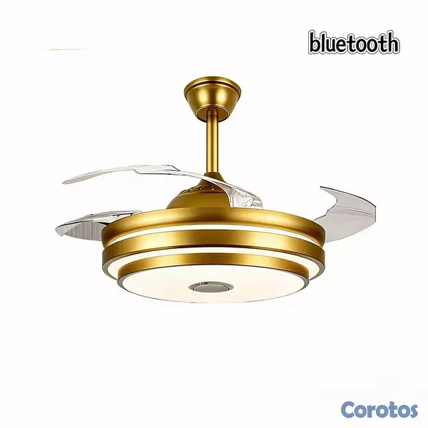 decoración y accesorios - Lampara con abanico de lujos  8