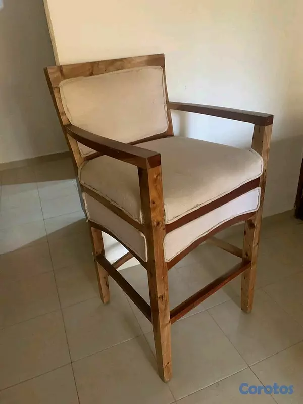 muebles y colchones - 2 sillas altas para desayunador( de ilumel) 3