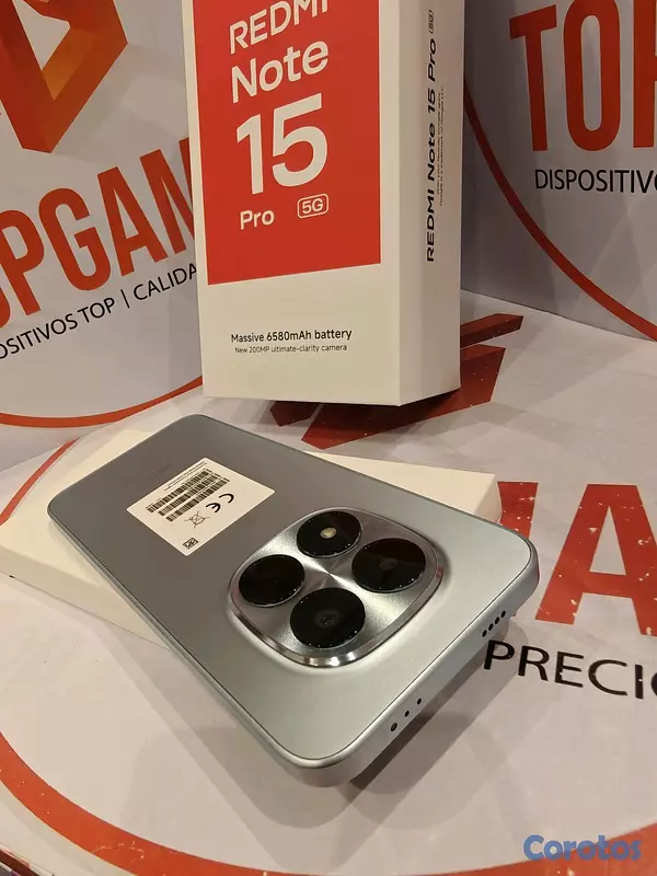 celulares y tabletas - REDMI NOTE 15 PRO 5G, 8GB RAM 256GB ROM 9