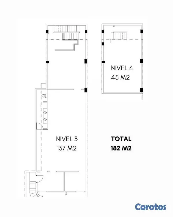 oficinas y locales comerciales - Edificio comercial de 3 niveles con almacén en alq 2