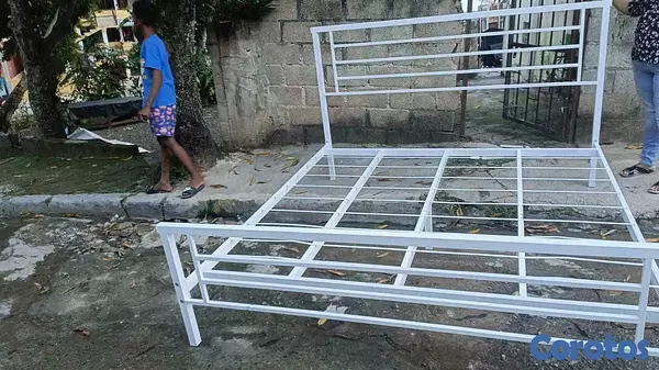 muebles y colchones - bases de cama en hierro galvanizado 3