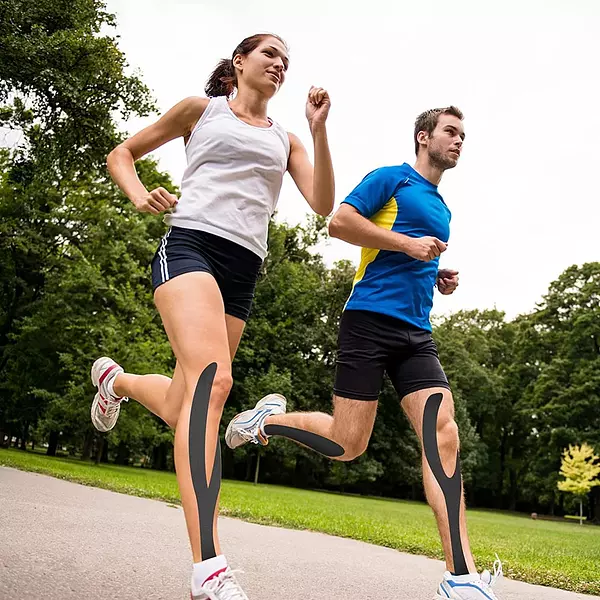 Artículos Deportivos - Cinta atlética, kinesiología, cinta deportiva para lesiones, 5cm x 5metros 4