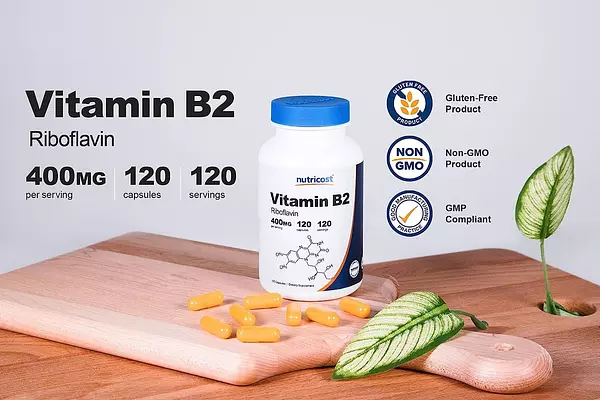 Salud y Equipamiento Médico - Vitamina B2 400 Mg 120 Capsulas 4