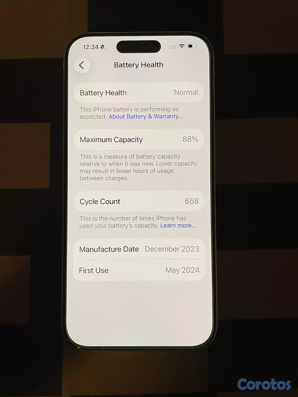 celulares y tabletas - iPhone 15 pro - 256gb  6