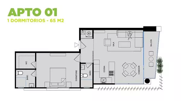 apartamentos - apartamento en ensanche paraiso proximo piantini 7