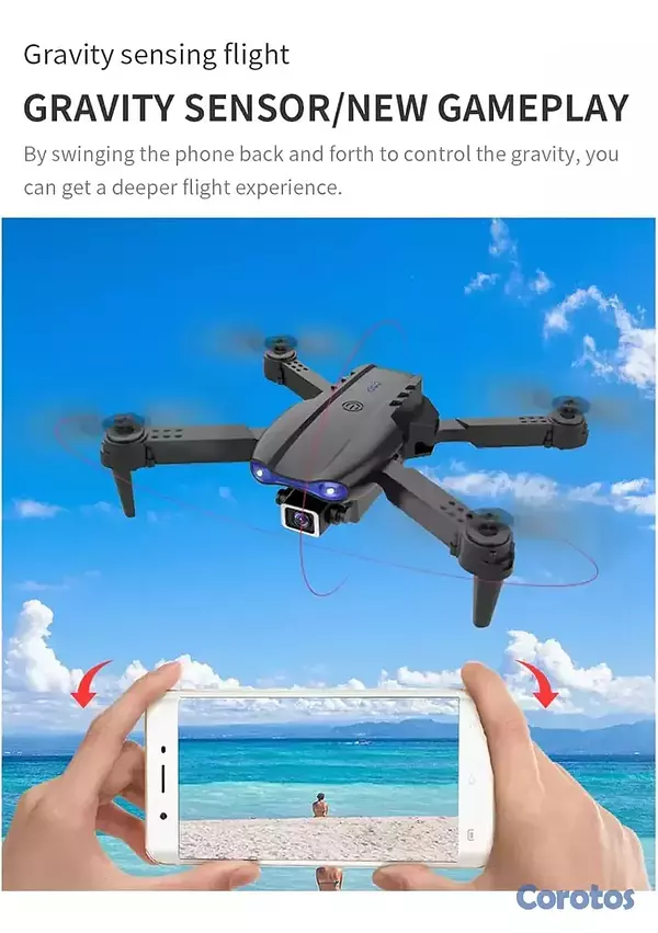 otros electronicos - Drone E99 Pro Con Cámara HD y Control Remoto 8