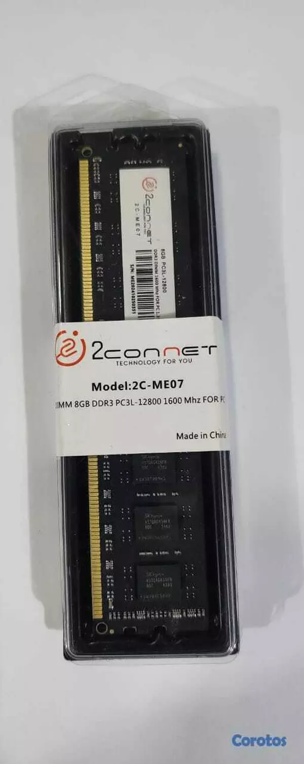 computadoras y laptops - MEMORIA 8GB DDR3 PC3L PARA CPU  1