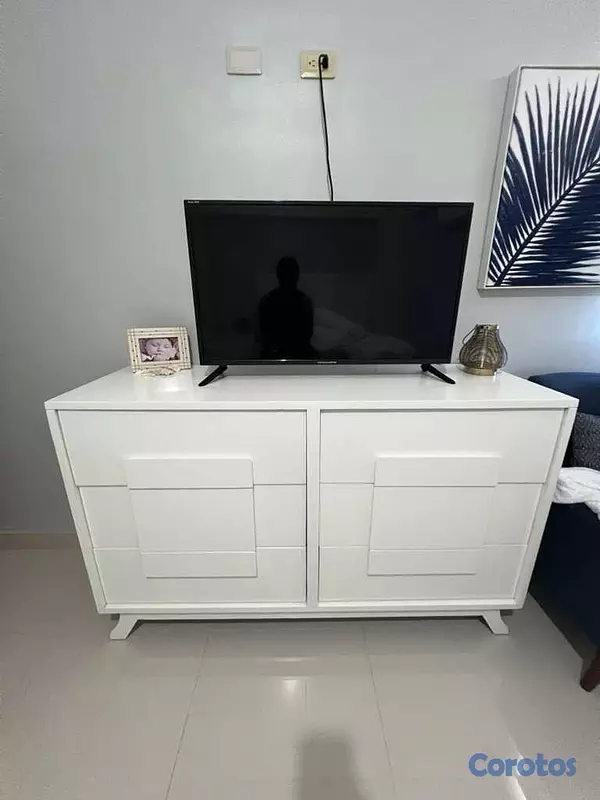 muebles y colchones - Juego de habitación de caoba 100% – Marca Monegro 3