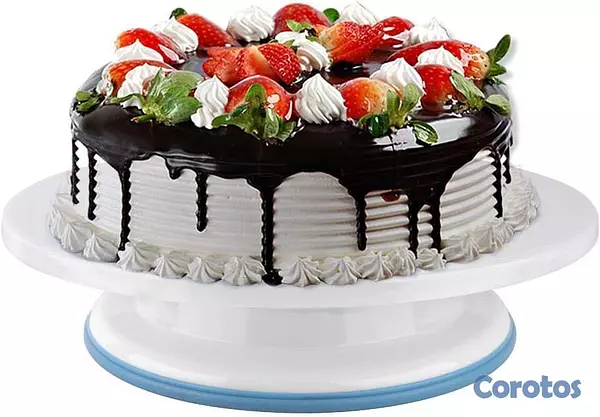 cocina - Base giratoria para bizcocho 360° – Decoración fác 4