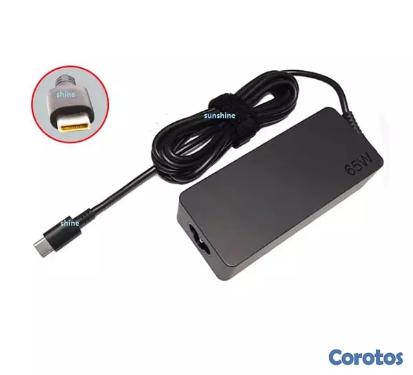 otros electronicos - cargador Lenovo tipo c diaponible 65W  3