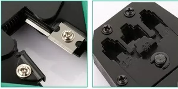 herramientas, jardines y exterior - Alicate de red Herramienta de crimpado de OB-315 con pelacables cable 2
