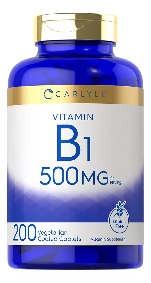 Salud y Equipamiento Médico - Vitamina B1 500mg (tiamina) Carlyle 2