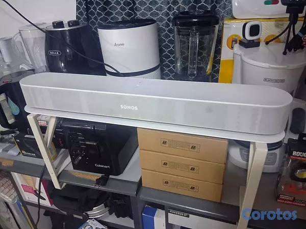 dvds, bluerays y peliculas - Sonos Beam (Gen 1) Sound Bar + Soporte de Pared Or 8