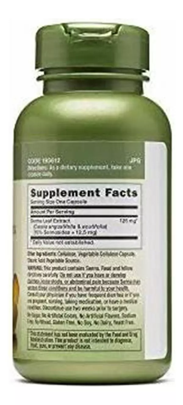 Salud y Equipamiento Médico - Gnc Herbal Plus Senna Leaf Extract 125 Mg, 100 Capsulas, Un 3