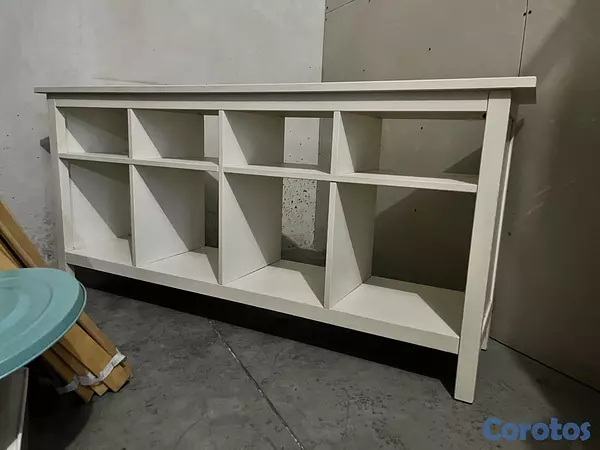 muebles y colchones - Mueble consola blanco moderno con repisas (tipo IK 2