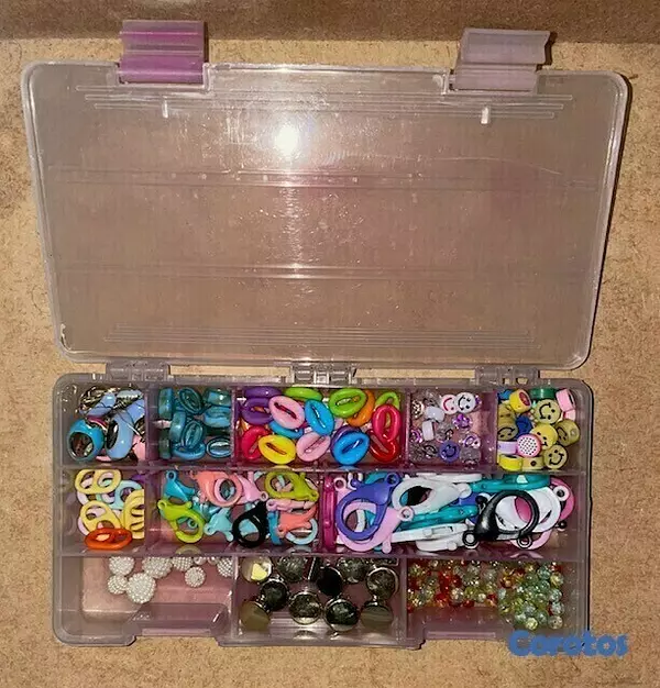 joyas, relojes y accesorios - cajas y paquetes de bisutería para emprendedores en joyería. bolitas, cristales. 3