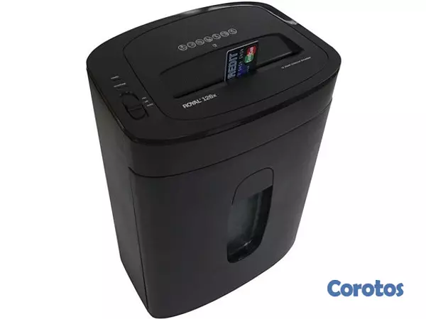 impresoras y scanners - TRITURADORA DE PAPEL ROYAL 126X, 12 HOJAS CCORTE CRUZADO, TRITURA GRAPAS Y TC
