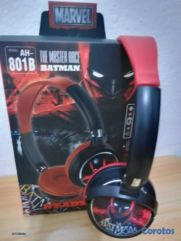 accesorios para electronica - AUDIFONO INALÁMBRICO PARA NIÑO  BATMAN AH-801B 9